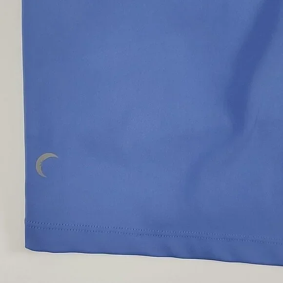 ZYIA Active Women's Blue Athletic Shorts Unlined 3.5" Inseam Pockets Size Large - Picture 3 of 11